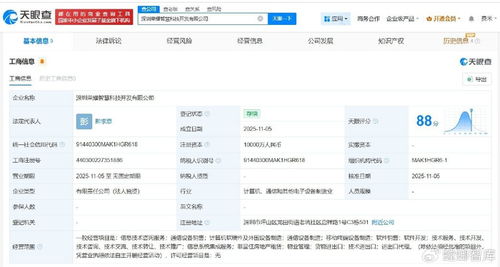 榮耀成立智慧科技開發(fā)公司，注冊(cè)資本1億專注信息技術(shù)咨詢服務(wù)